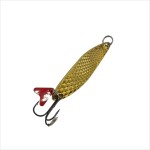 Oscillating fishing lure, Regal Fish, model 8016, 22 grams, golden color